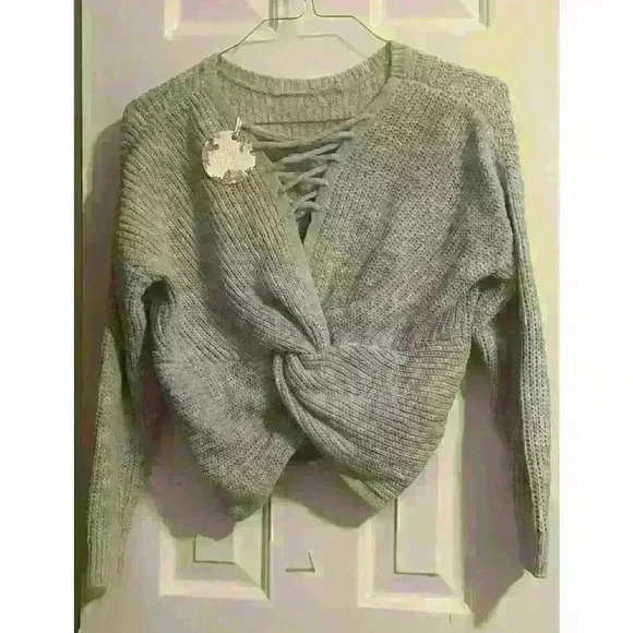 Pink Republic Woman Purple Lavender Frosted Lilac Long Sleeve Sweater Size Small - Picture 1 of 5